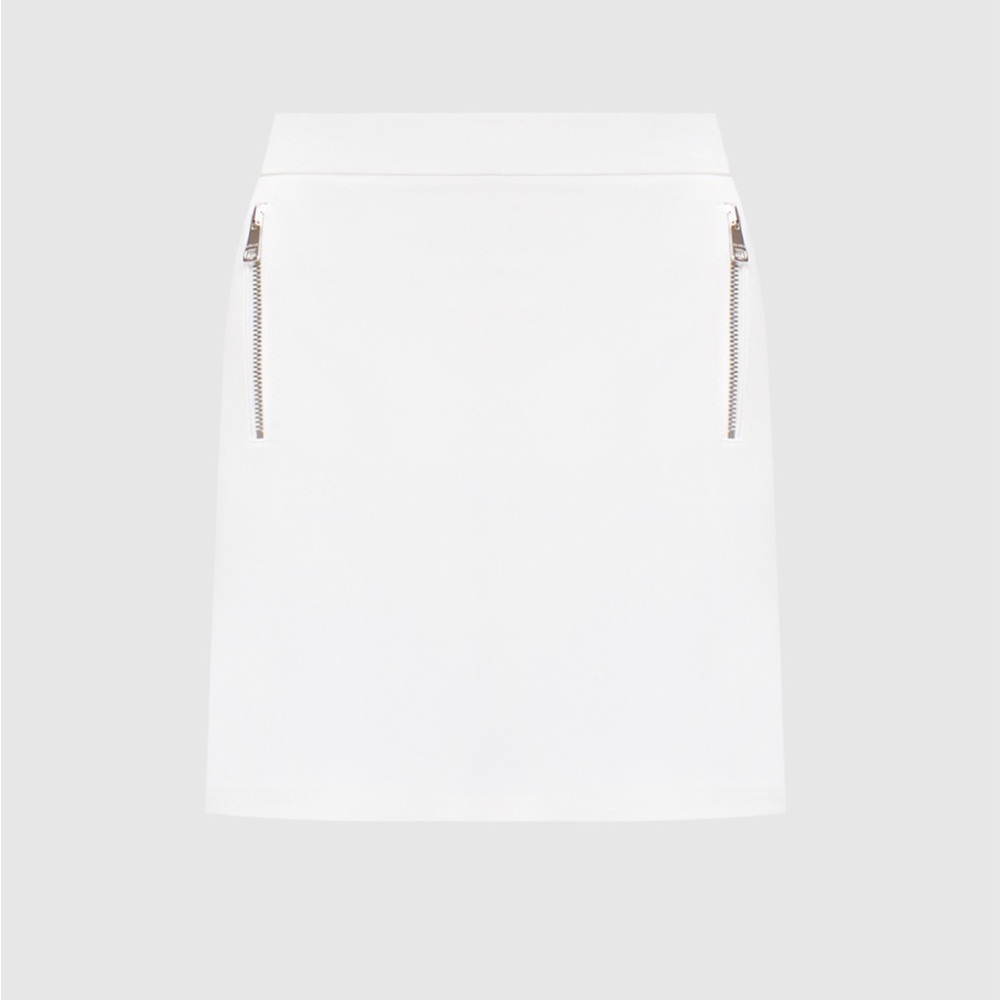 Gucci Tight Off White Zipper Miniskirt Size 42 - Picture 13 of 16
